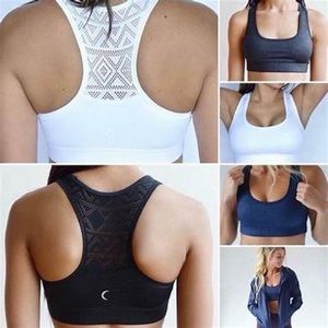 Zyia white bomber bra